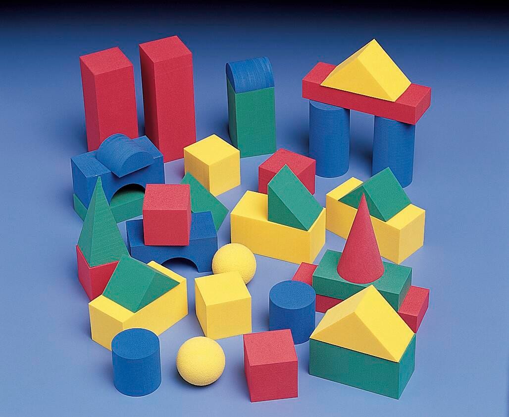 Achieve It! Foam Geometric Solids, Set of 36, Item Number 2105025